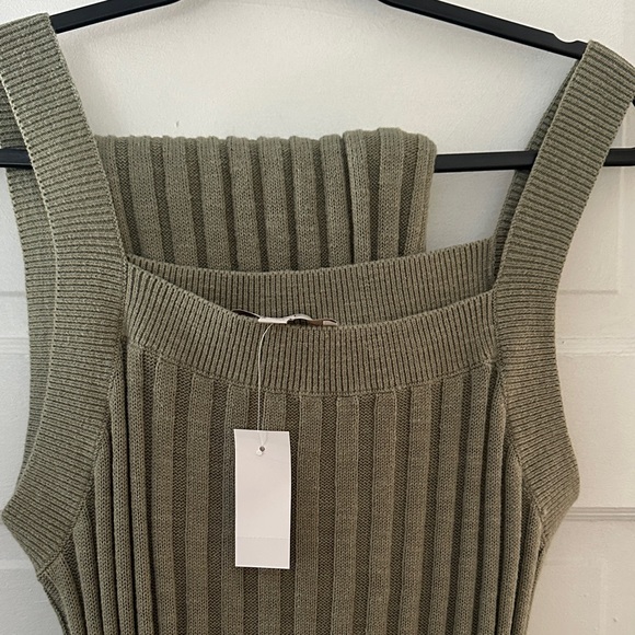 LOFT Sage Ribbed Knit set - Picture 2 of 5
